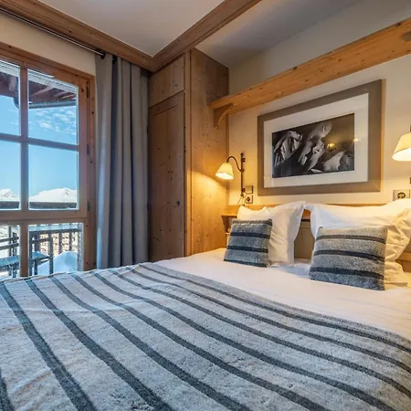 公寓 Appt Renove, 6 Personnes Arc 1950 Vue Exceptionnelle Montblanc, Sauna, Hammam, Piscine Int Et Ext *