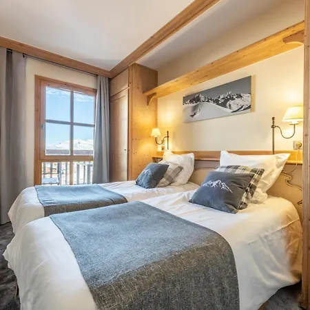 Appt Renove, 6 Personnes Arc 1950 Vue Exceptionnelle Montblanc, Sauna, Hammam, Piscine Int Et Ext 公寓