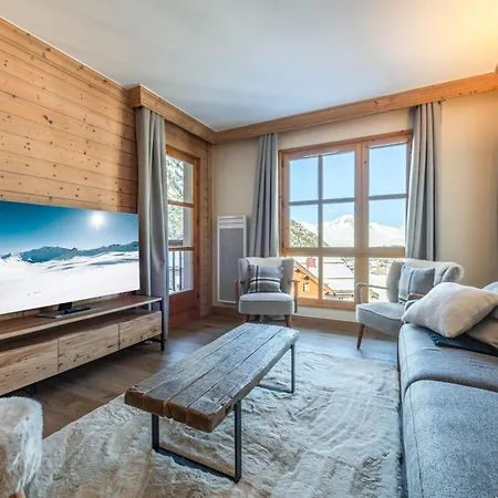 Appt Renove, 6 Personnes Arc 1950 Vue Exceptionnelle Montblanc, Sauna, Hammam, Piscine Int Et Ext *